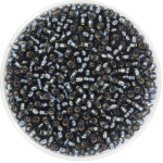 miyuki seed beads 11/0 - silverlined montana