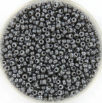 miyuki seed beads 11/0 - opaque luster smoke