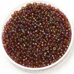 miyuki seed beads 11/0 - transparant ab topaz