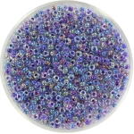 miyuki seed beads 11/0 - crystal lined ab amethyst