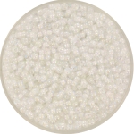 miyuki rocailles 11/0 - white lined ab crystal 