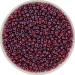 miyuki seed beads 11/0 - gold luster cranberry