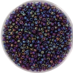 miyuki seed beads 11/0 - transparant ab amethyst