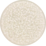 miyuki seed beads 11/0 - fancy lined soft white