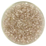 miyuki seed beads 11/0 - fancy lined soft blush
