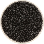 miyuki seed beads 11/0 - opaque black