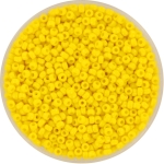 miyuki rocailles 11/0 - opaque dark yellow
