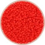 miyuki seed beads 11/0 - opaque vermilion red