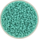 miyuki seed beads 11/0 - opaque turquoise green
