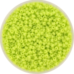 miyuki seed beads 11/0 - opaque chartreuse