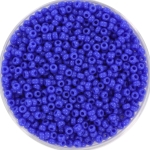 miyuki seed beads 11/0 - opaque blue