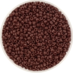 miyuki seed beads 11/0 - opaque red brown
