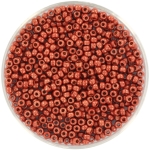 miyuki seed beads 11/0 - duracoat galvanized matte berry