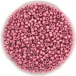 miyuki rocailles 11/0 - duracoat galvanized matte hot pink