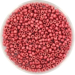 miyuki seed beads 11/0 - duracoat galvanized matte light cranberry