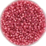 miyuki seed beads 11/0 - duracoat silverlined dyed pink