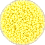 miyuki seed beads 11/0 - duracoat opaque light lemon ice 