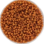 miyuki seed beads 11/0 - duracoat opaque cedar 