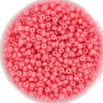 miyuki seed beads 11/0 - duracoat opaque guava 