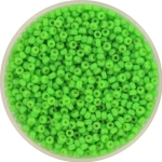 miyuki seed beads 11/0 - duracoat opaque dyed fiji green 