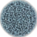 miyuki seed beads 11/0 - duracoat opaque dyed moody blue 