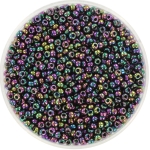 miyuki seed beads 11/0 - metallic iris dark variegated