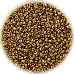 miyuki seed beads 11/0 - metallic light bronze