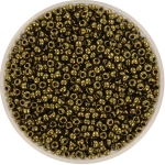 miyuki seed beads 11/0 - metallic olive