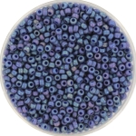 miyuki rocailles 11/0 - opaque glazed frosted rainbow bayberry