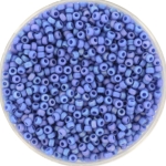 miyuki seed beads 11/0 - opaque glazed frosted rainbow soft blue