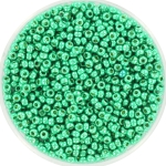 miyuki seed beads 11/0 - duracoat galvanized aqua green