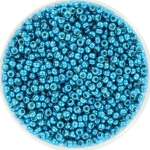 miyuki seed beads 11/0 - duracoat galvanized capri blue