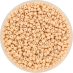 miyuki seed beads 11/0 - opaque luster tan
