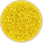 miyuki rocailles 11/0 - silverlined yellow