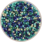 miyuki seed beads 11/0 - emerald enchanted
