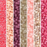 miyuki seed beads 11/0 - together pink