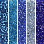 miyuki seed beads 11/0 - blue sparkle