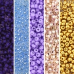 miyuki seed beads 11/0 - lilac dreams