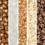 miyuki seed beads 11/0 - soft beige
