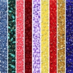 miyuki seed beads 11/0 - rainbow