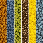 miyuki seed beads 11/0 - sunflower