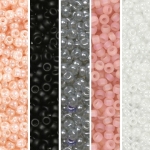 miyuki seed beads 11/0 - moonstone