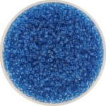 miyuki rocailles 15/0 - transparant capri blue