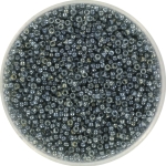 miyuki seed beads 15/0 - transparant luster grey