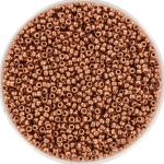 miyuki seed beads 15/0 - plated copper