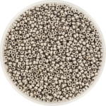 miyuki seed beads 15/0 - nickel plated matte