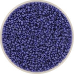 miyuki rocailles 15/0 - metallic matte royal blue