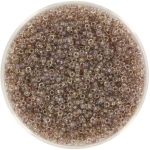miyuki seed beads 15/0 - taupe lined ab crystal