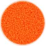 miyuki seed beads 15/0 - opaque orange