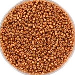 miyuki seed beads 15/0 - duracoat galvanized muscat